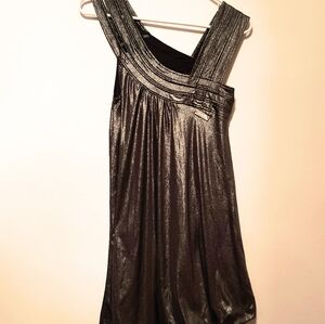 NWT Vintage Shimmering Metallic Dress -Size M